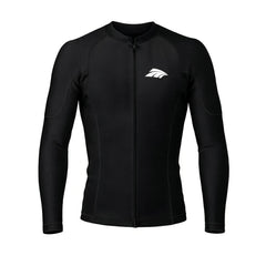 Eagle Mens Long Sleeve Free Flex Heater Shirt-Front Zip