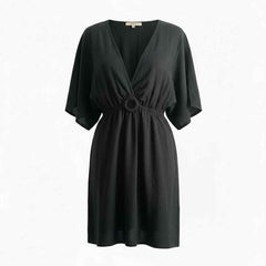 Deep V Cover Up Dress