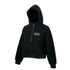 Black Front ZIp Hoodie