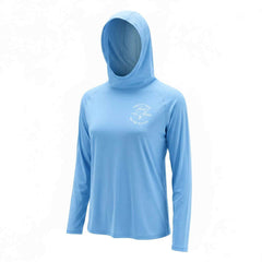 UPF 50 Periwinkle coverup hoodie