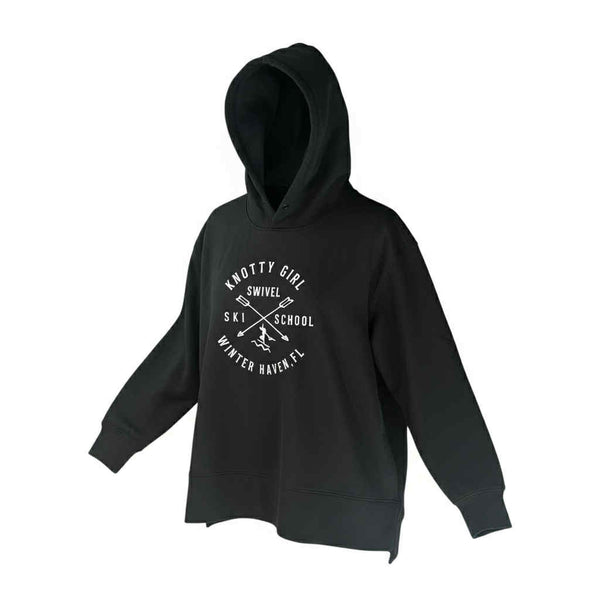 Modal Black Activewear Hoodie