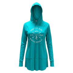 UPF 50 Teal coverup dress