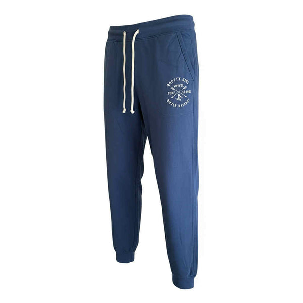 Denim Blue Fleece Pocket Joggers