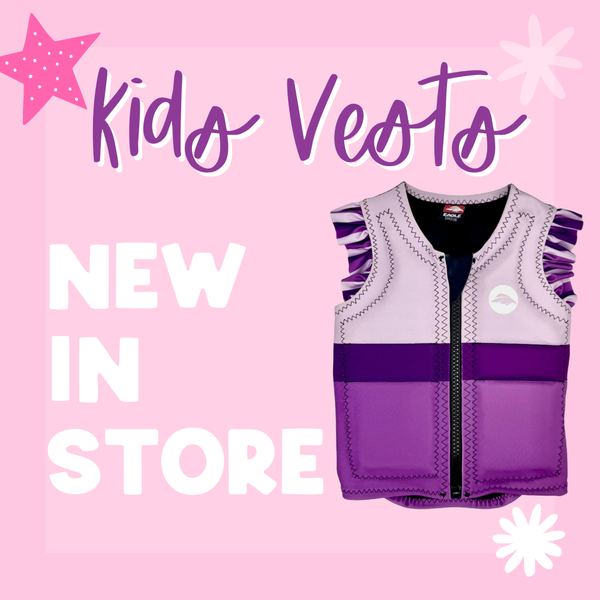 Tri Color Girls Vest- Purple