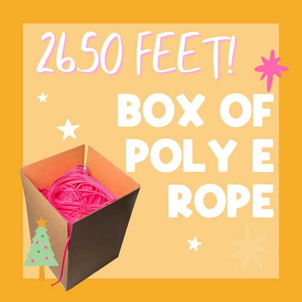 Box of bulk Poly E rope