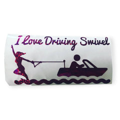 I LOVE DRIVING SWIVEL DECAL