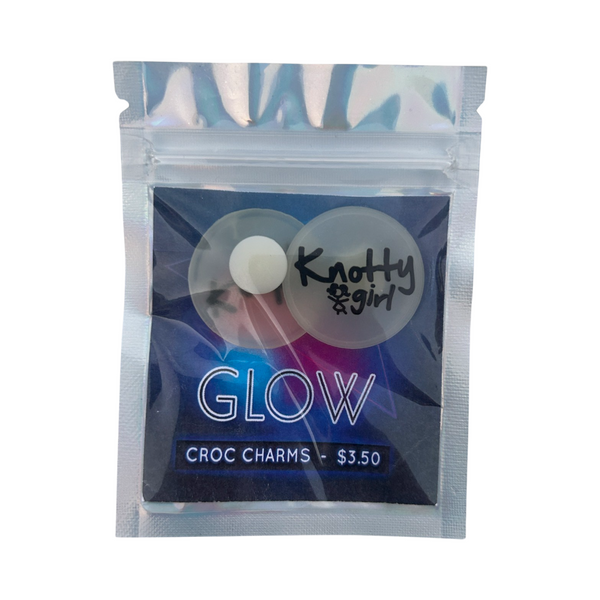 Knotty Girl GLOW Croc Charms
