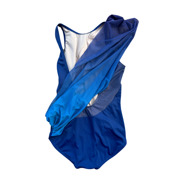 Medium - Blue Leotard with Back detail