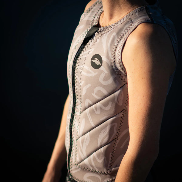 2025 Eagle Womens Floral Vest - Tan