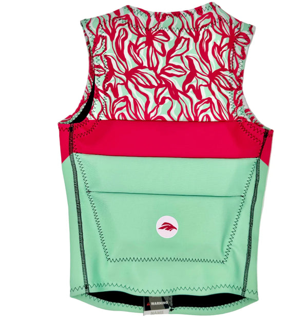 Women's Lily Impact Vest- Mint/Watermelon