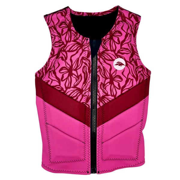 Women's Lily Impact Vest- Fuchsia/Wine