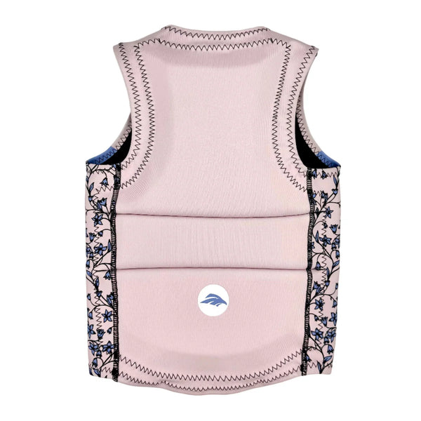 Girl's Bluebell Floral Vest- Periwinkle/Pink