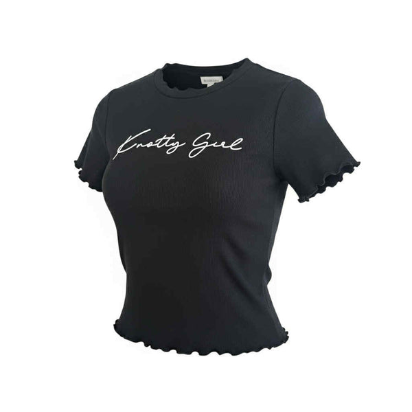 Knotty Girl - Lettuce Edge tee