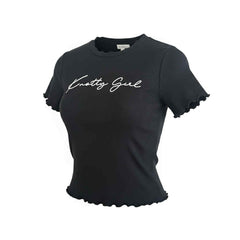 Knotty Girl - Lettuce Edge tee