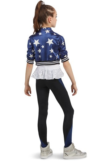 MEDIUM - Star Bomber Jacket and Sequin Unitard