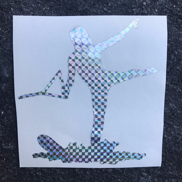 Swivel Front Swan Decal