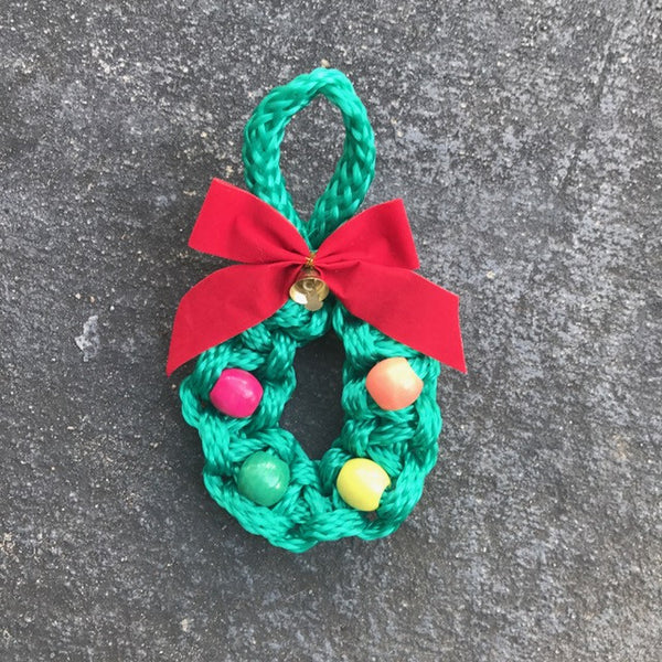 Christmas Wreath Rope Ornament