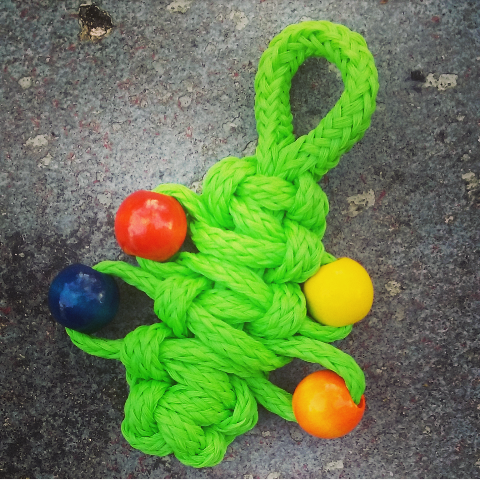 Christmas Tree Rope Ornament